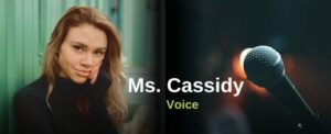Ms Cassidy Elzinga voice instructor